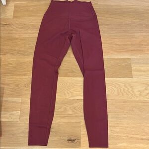 Tavi Burgundy High-Waisted Leggings